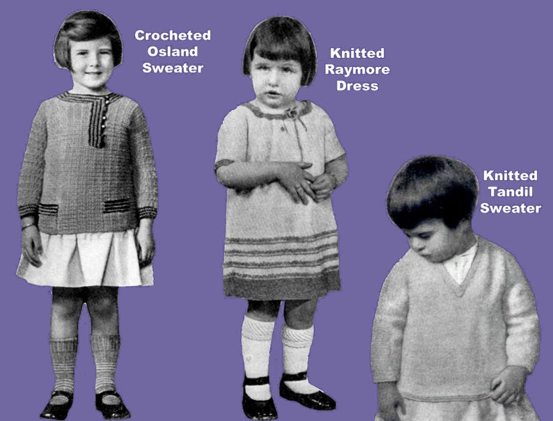 Fleisher's Knitting & Crochet Manual #22 c.1925 HUGE Pattern Book of 1920s Fashions for Women Men and Children eBook (PDF Download) image 20