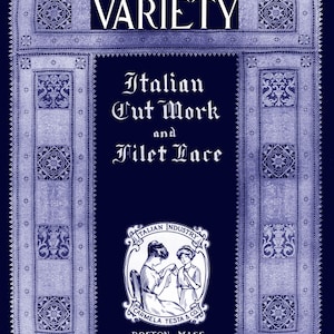 Carmela Testa Variety #2 - Italian Cutwork & Filet Lace c.1926 (PDF eBook Digital Download)