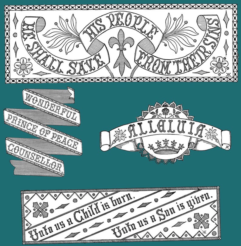 Butterick Victorian Art and Ecclesiastical Embroidery c.1898 Diagrams and Designs for Church & Home Decor (PDF Ebook) image 9