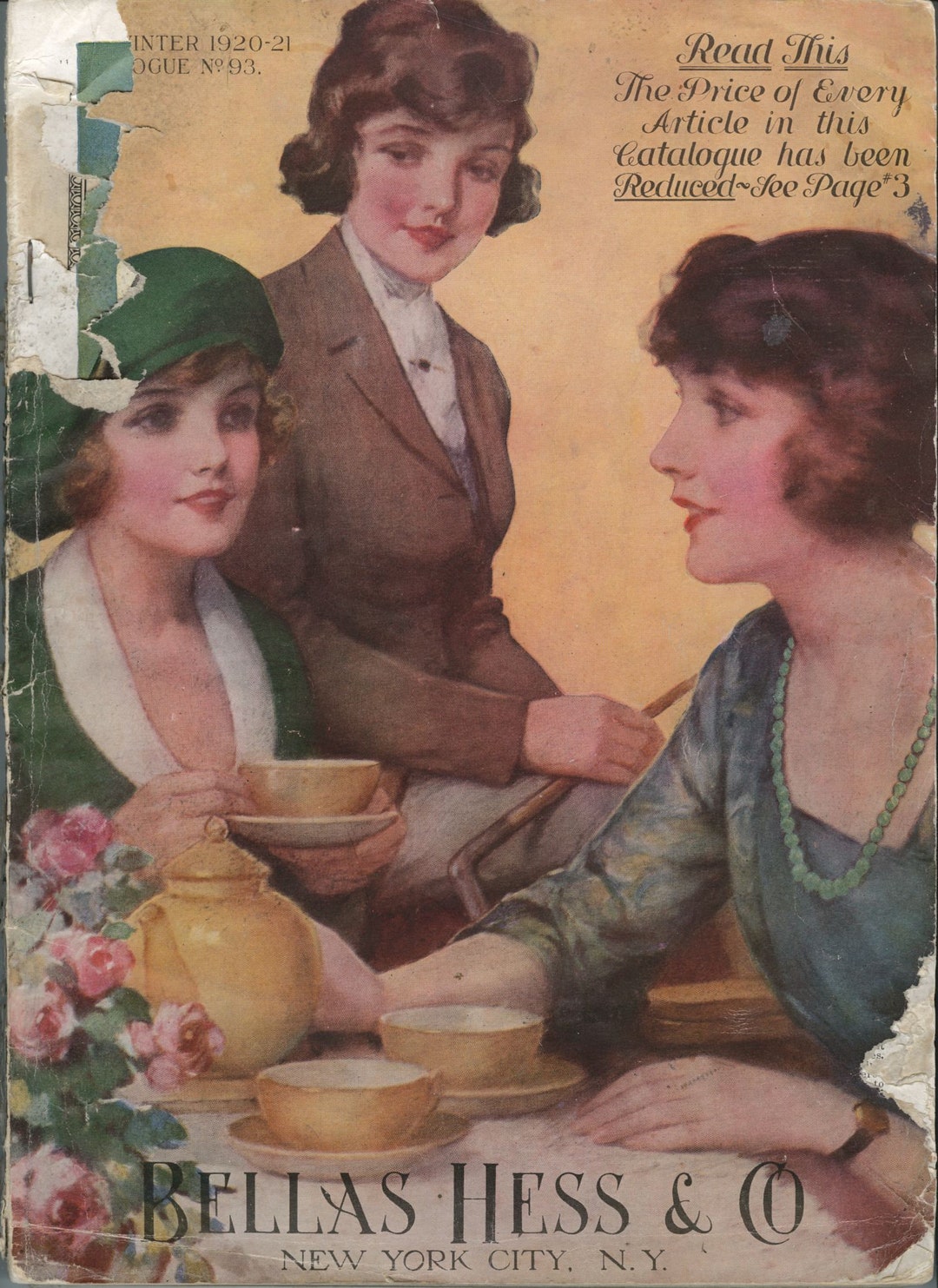 Enormous Vintage Catalog Bellas Hess C.1920/21 Winter, Fashions for