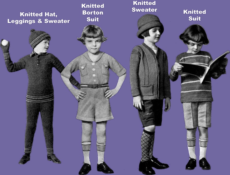 Fleisher's Knitting & Crochet Manual #22 c.1925 HUGE Pattern Book of 1920s Fashions for Women Men and Children eBook (PDF Download) image 19