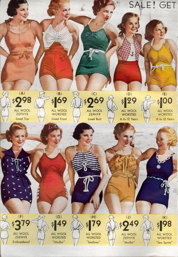 Catalogo Vintage Bellas Hess c.1936 Catalogo de Rebajas de Verano Moda de Verano para la Familia y Accesorios Libro electronico PDF Descarga digital Etsy Mexico