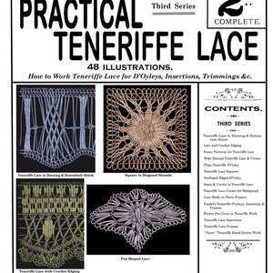 Weldon&#39;s 2D #212 c.1901 - Practical Teneriffe Lace (3e série) PDF - EBook - Téléchargement numérique