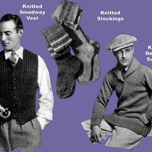 Fleisher's Knitting & Crochet Manual #22 c.1925 HUGE Pattern Book of 1920s Fashions for Women Men and Children eBook (PDF Download) image 15