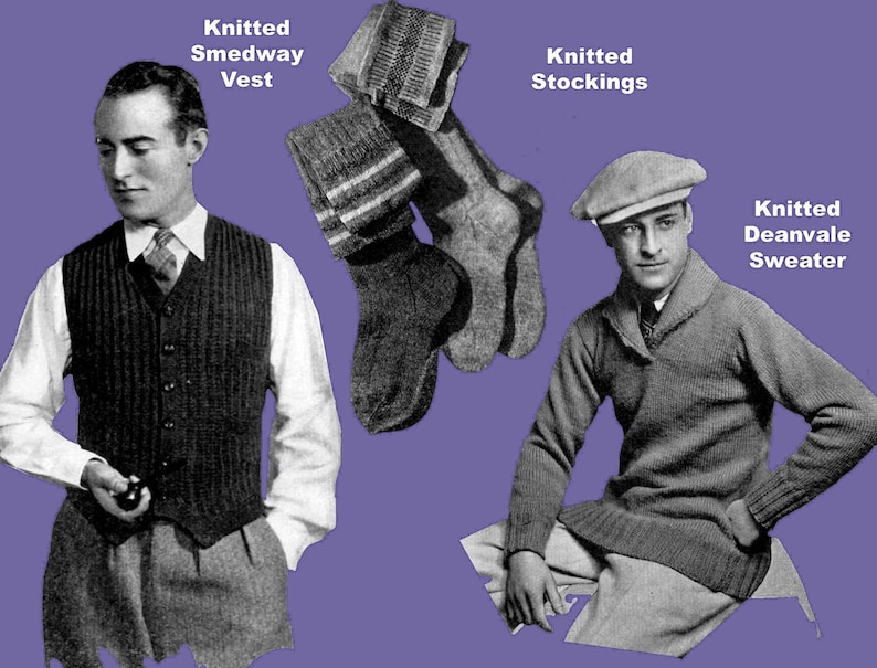 Fleisher's Knitting & Crochet Manual #22 c.1925 HUGE Pattern Book of 1920s Fashions for Women Men and Children eBook (PDF Download) image 15