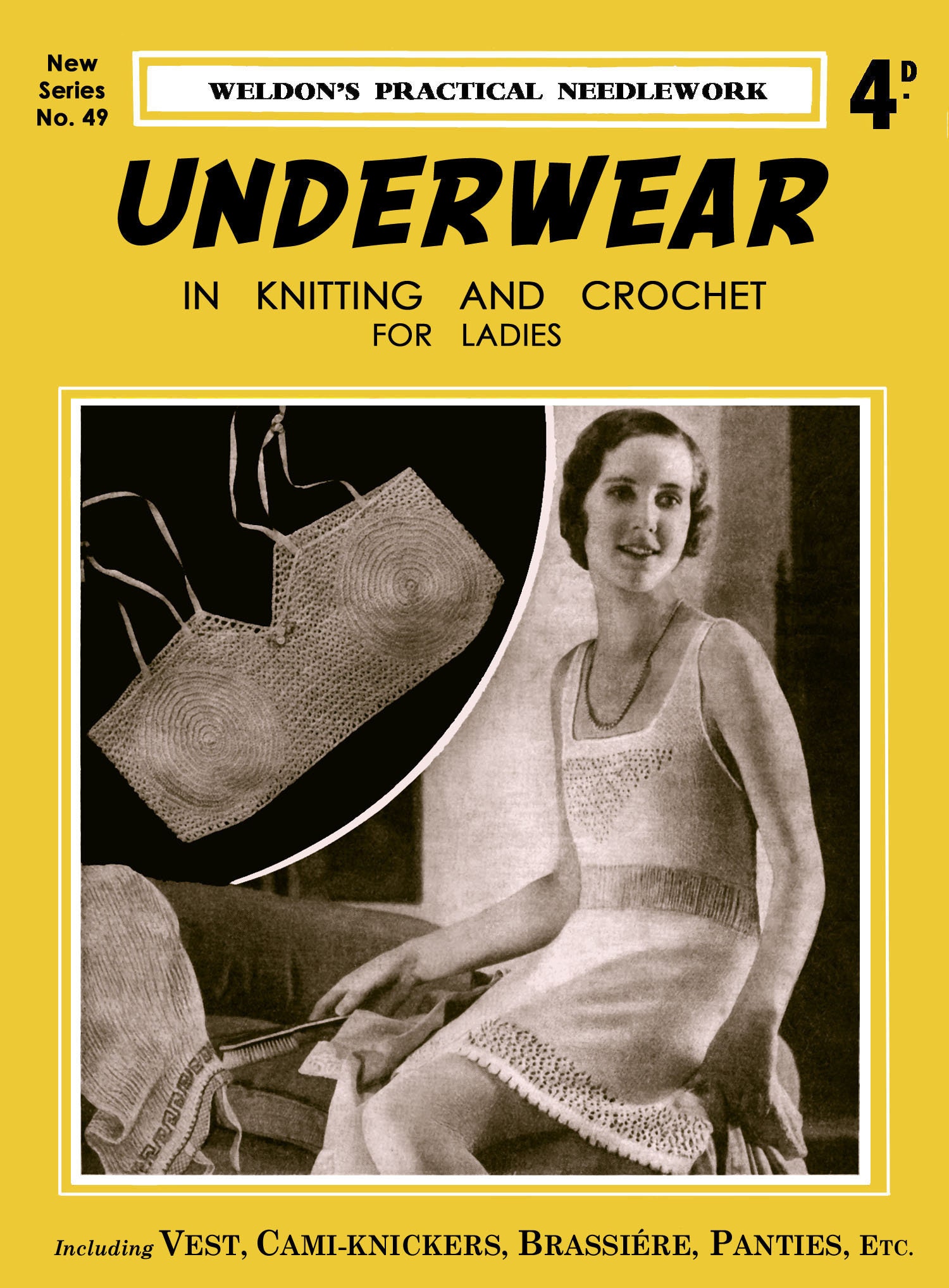 Weldon's 4D 49 C.1931 Vintage Knitting & Crochet Patterns for Ladies  Lingerie PDF E-book Digital Download -  Canada