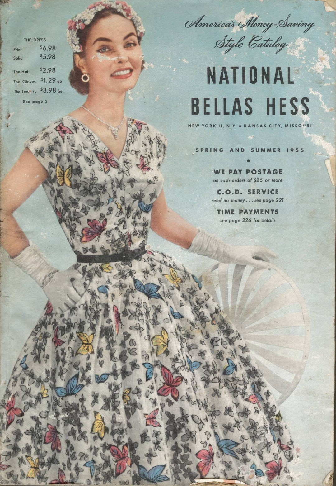 HUGE Vintage Catalog Bellas Hess C.1955 Spring/summer Catalog