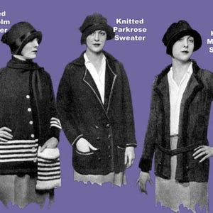 Fleisher's Knitting & Crochet Manual #22 c.1925 HUGE Pattern Book of 1920s Fashions for Women Men and Children eBook (PDF Download) image 7
