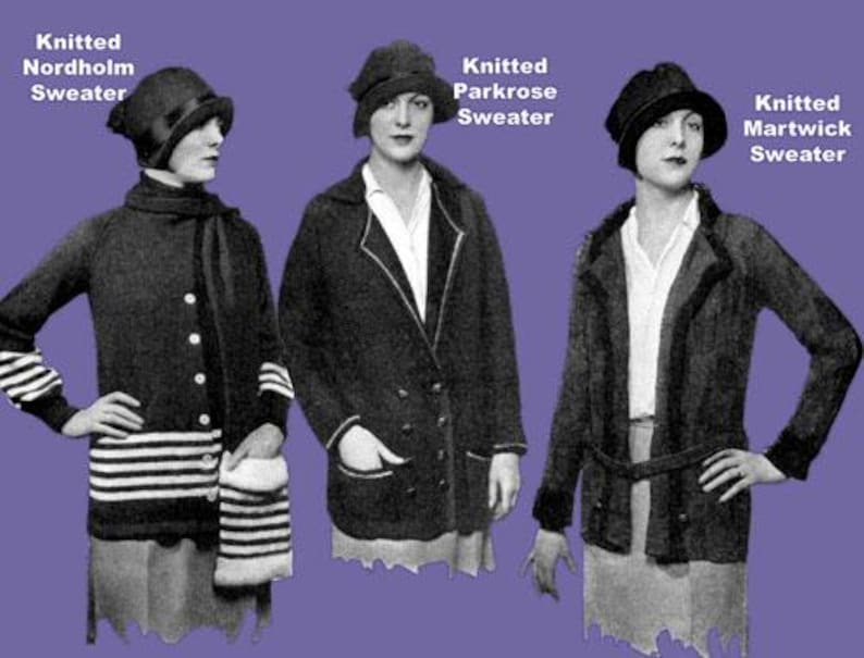Fleisher's Knitting & Crochet Manual #22 c.1925 HUGE Pattern Book of 1920s Fashions for Women Men and Children eBook (PDF Download) image 7