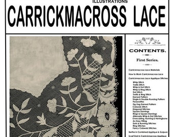 Weldon's 2D #200 c.1901 - Practical Carrickmacross Lace (PDF, Ebook, Digital Download)