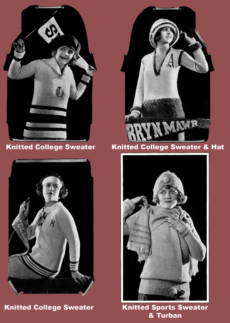 Minerva Knitting Book #18 c.1923 Including Helpful Bonus Pages PDF - EBook - Digital Download