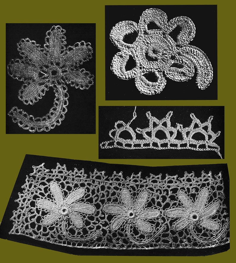 Needlecraft Practical Journal 21 C.1902 Irish Crochet Lace - Etsy