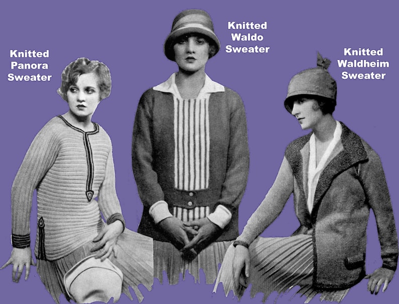 Fleisher's Knitting & Crochet Manual #22 c.1925 HUGE Pattern Book of 1920s Fashions for Women Men and Children eBook (PDF Download) image 5