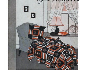 Fleisher's #1 Afghan Patterns: 1930s Crochet & Knitting (PDF Ebook)