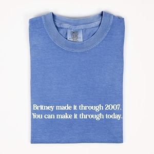 Britney Spears 2007 tshirt | Y2K Tee | 90s music | Meme shirt | Vintage 2000 Nostalgia