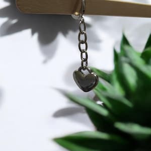 1 Stück Silber Anime Ohrringe / Herz Unisex Silber Ohrringe / Baumeln Tropfen Ohrringe / Anime Cosplay Schmuck / für ihn / für sie / für Geschenk ...