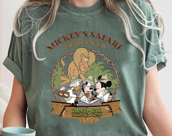 Camiseta vintage Disney Animal Kingdom Safari, camiseta Mickey y sus amigos Jungle Adventure, camiseta Disney Safari Mode, camiseta Disney Vacation Family Trip