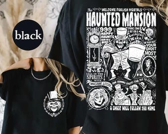 Retro Haunted Mansion Halloween shirt Disney tee madam leota and hitchhiking ghosts family matching spooky season tee magic kingdom trip tee