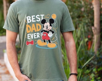 Beste vader ooit Disney Mickey T-shirt, Vaderdag-sweatshirt, cadeaus voor papa, Disney-reis T-shirt, Disneyland-sweatshirt, Disney-shirt