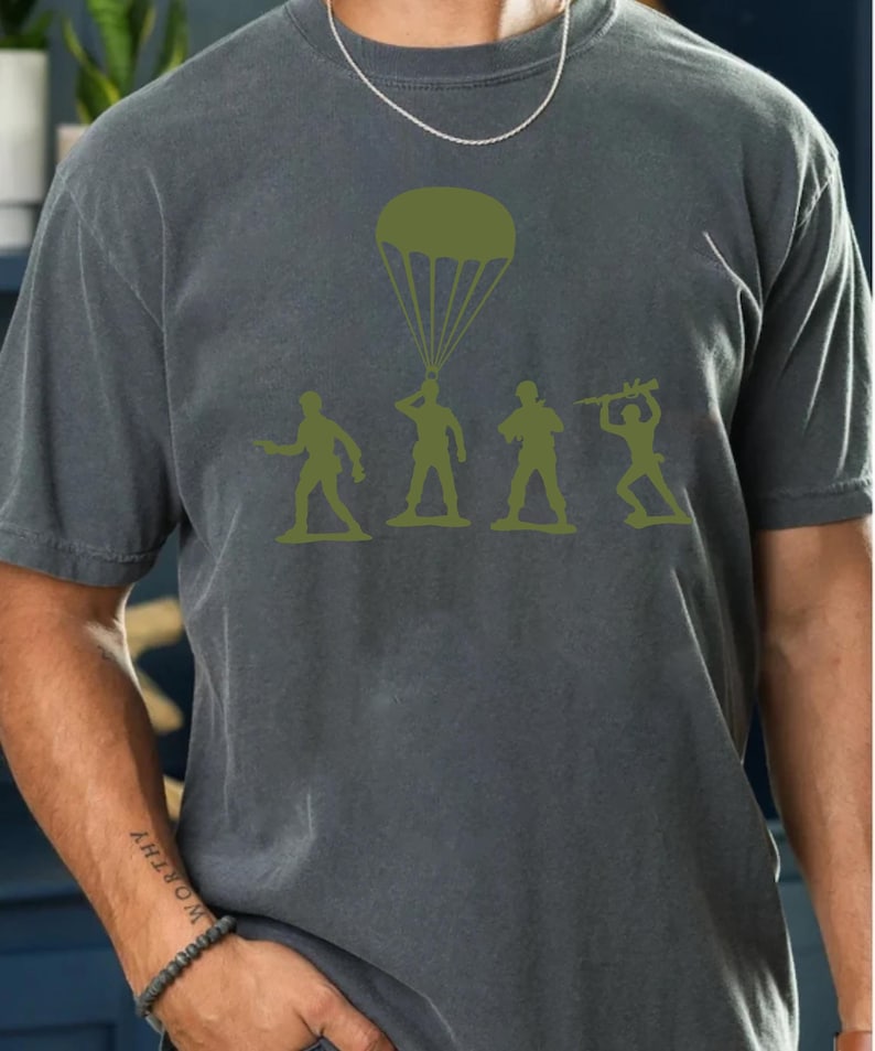 Toy Story Army Men Shirt Disney Green Soldiers Tee Funny Toy Story ...
