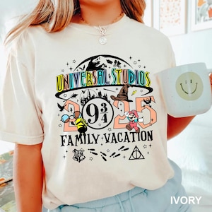 Universal Studios Family Vacation Shirt 2025 Matching Family Trip Tee Universal Orlando Group Shirt Family Theme Park Custom Vacation Shirt
