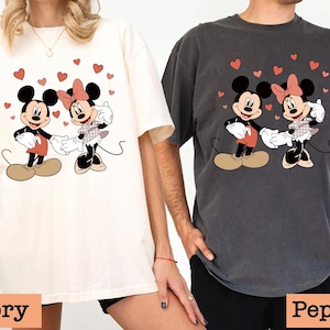 Liebhaber Mickey Minnie Shirt, Disney-Liebhaber-Shirt, Valentinstag Shirt, Disney paar Shirt, Disney passende Shirt, Valentinstag Shirt Sweatshirt