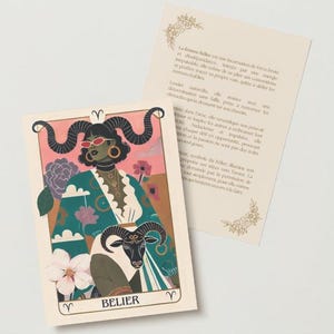 Carte Astro Bélier féministe à offrir ou à garder