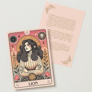 Carte Astro Lion Féministe