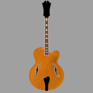 GITAAR 3D CNC - 2D-plan- CNC- Viool maken- Jazzgitaar 3D-ontwerpen