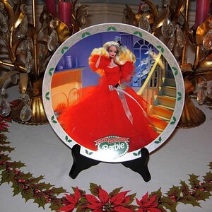 Barbie Happy Holidays Collector Plate 1988