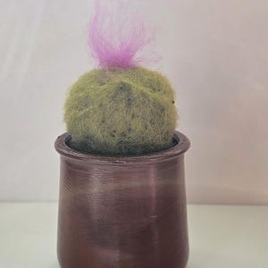 Mini Cactus decoration: Handmade Southwestern Decor, faux succulent plant, unique cactus themed gift