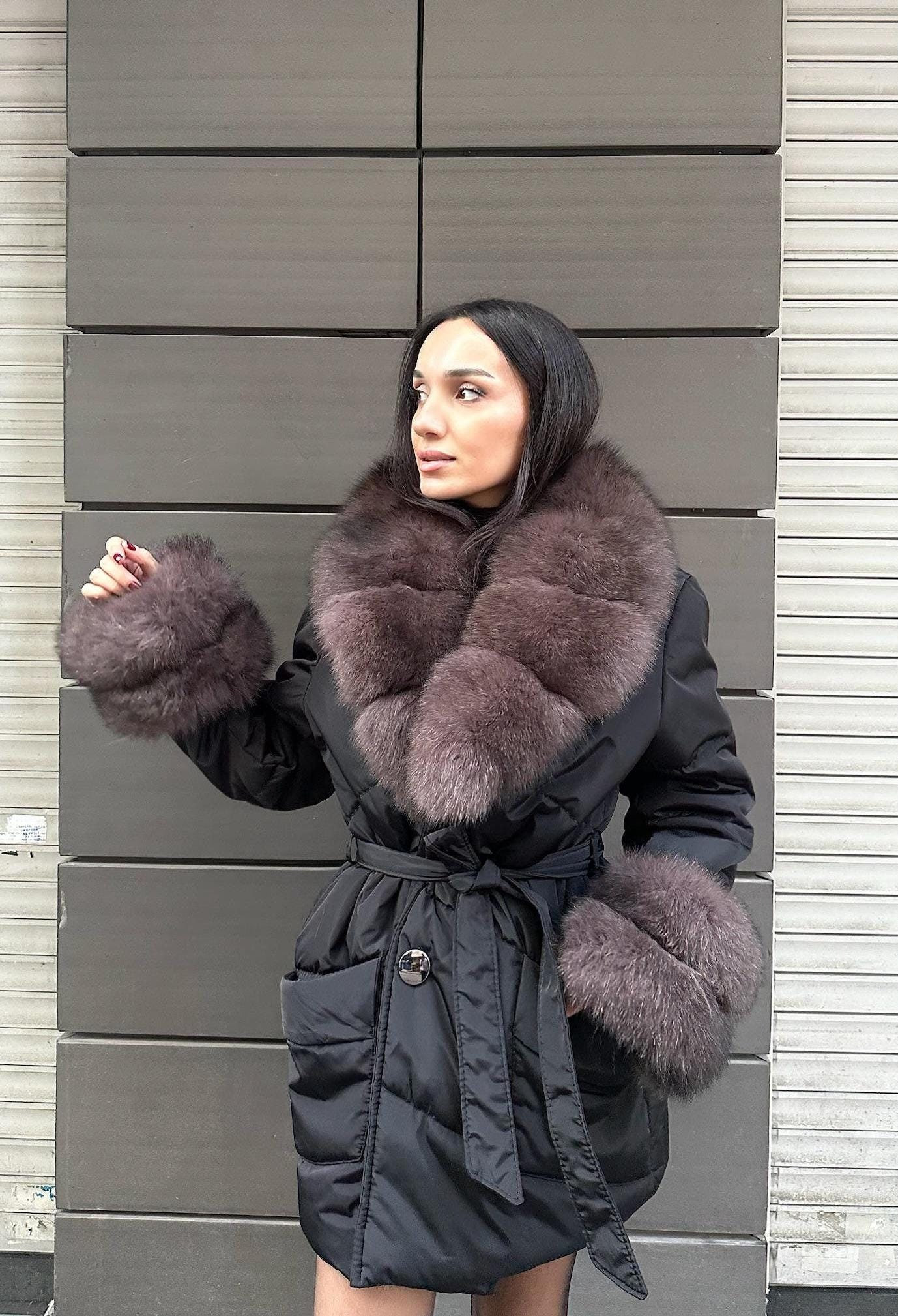 Rabbit Puffer Jacket - Etsy