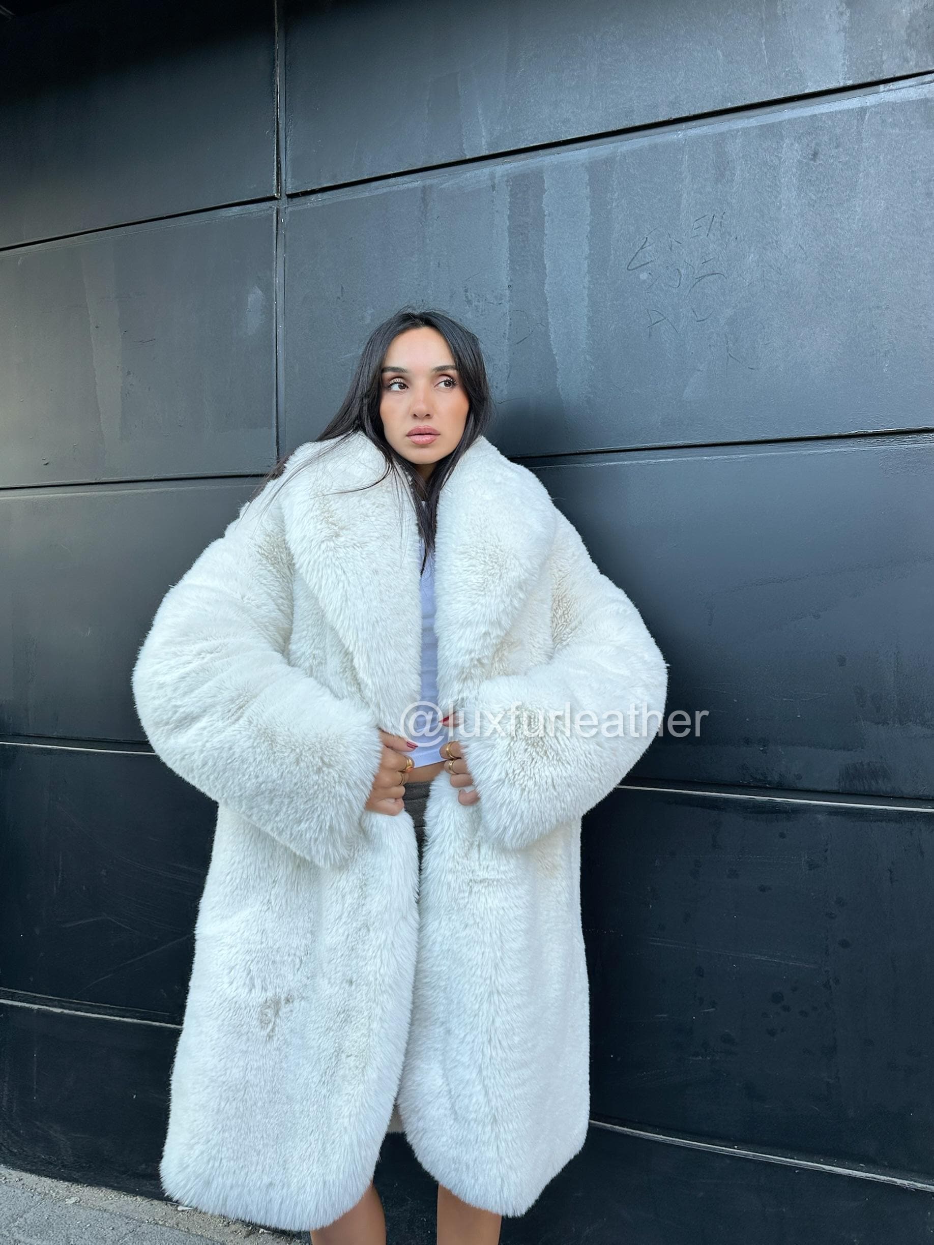 Manteau de fourrure crème Canada