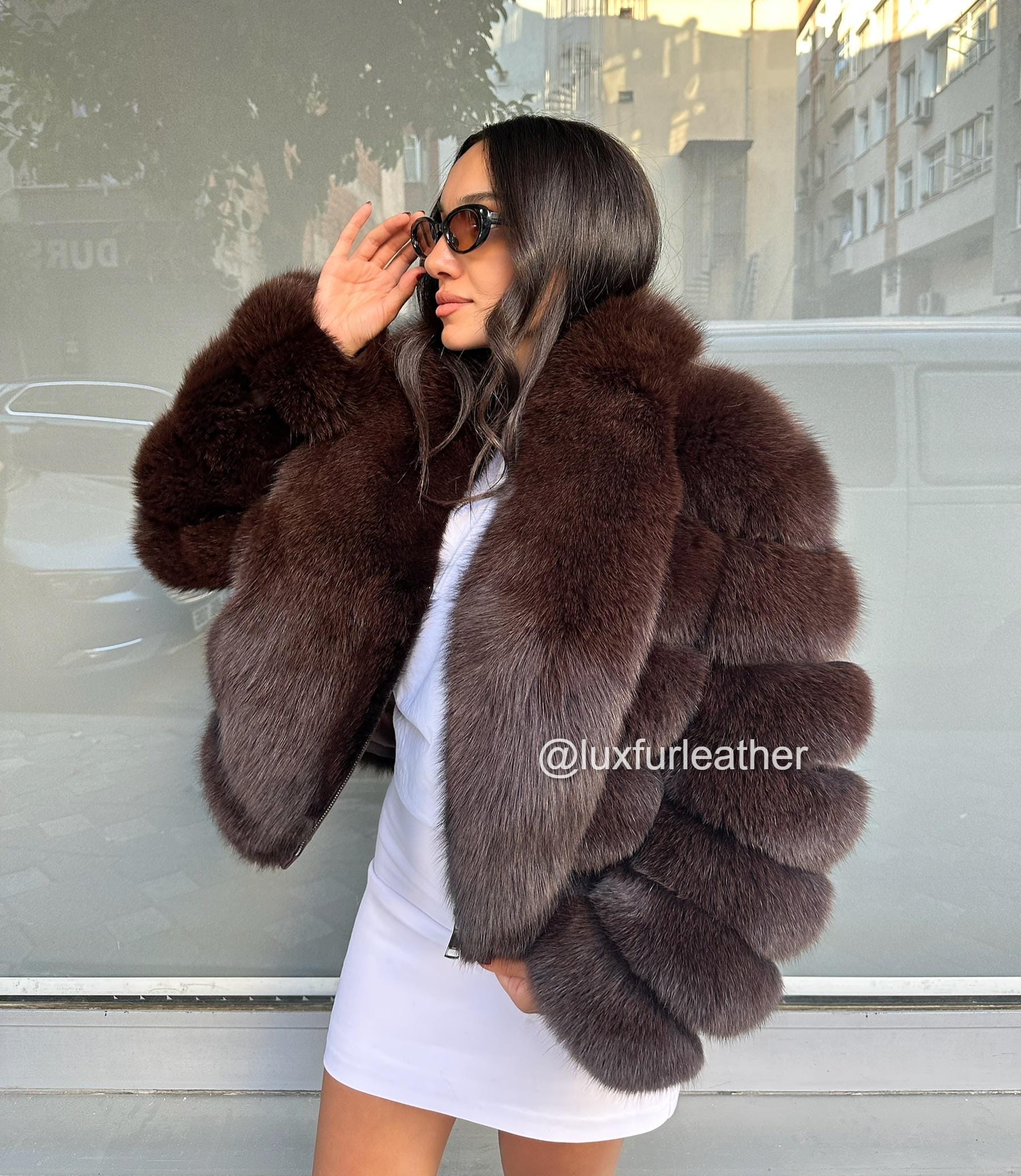 Premium Fox -limited Quality Fur- Ultra Soft Look- Women Fox