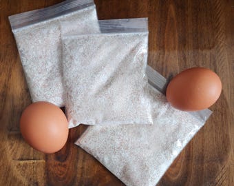 Organic Pasture Raised Crushed Eggshells | Egg Shells | 3 oz | Toothpaste | Gardening Fertilizer & Pest Control | Calcium | Spiritual | Art