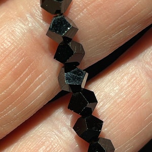 Victorian Mourning French Jet Choker and Drop Earrings Set image 6