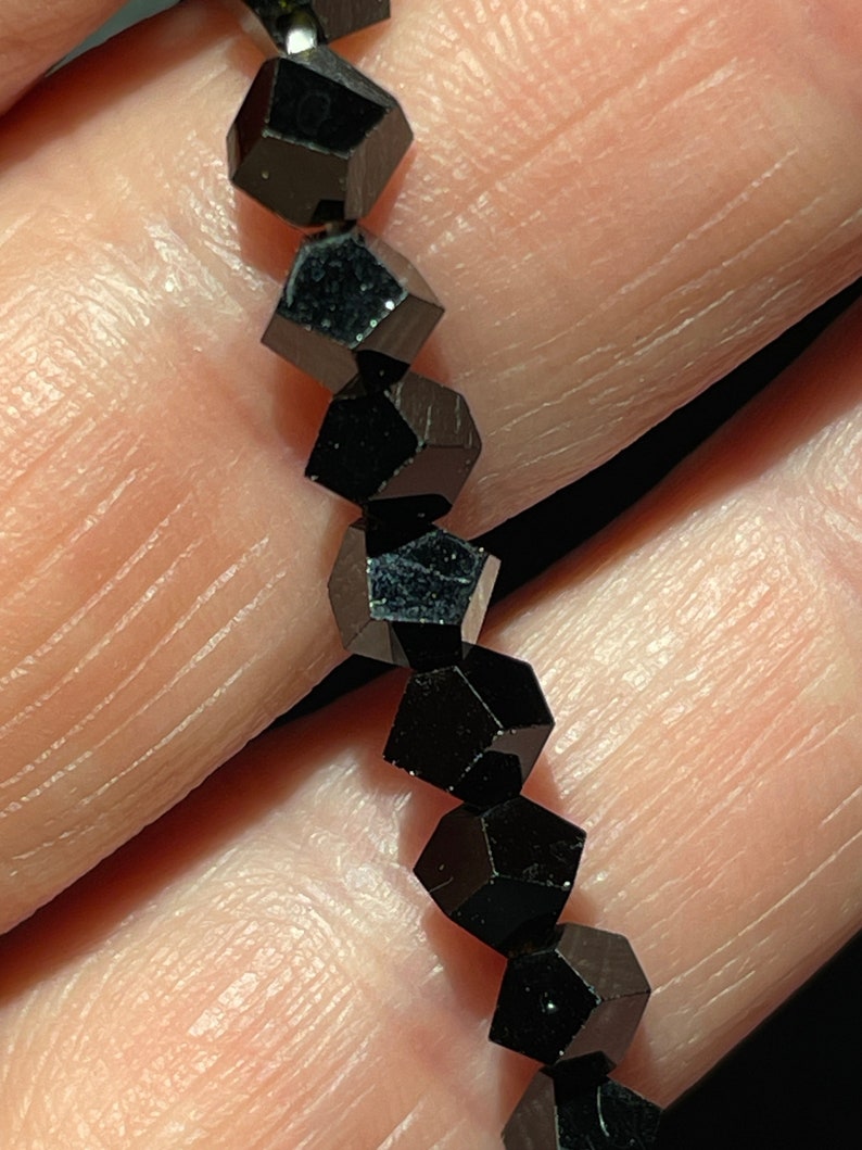 Victorian Mourning French Jet Choker and Drop Earrings Set image 6
