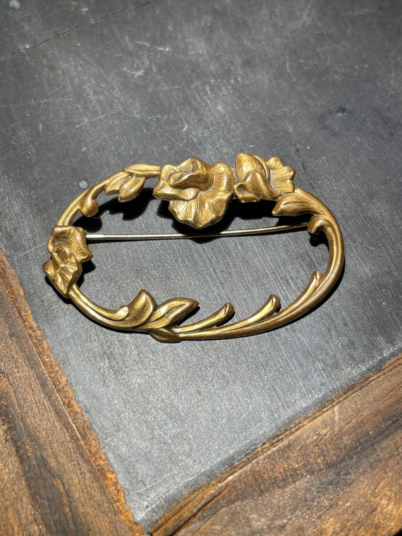 Revival Art Nouveau Brooch