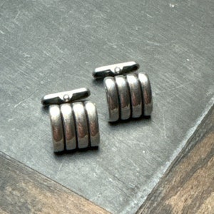 Sterling Silver Vintage Classic Style Cufflinks