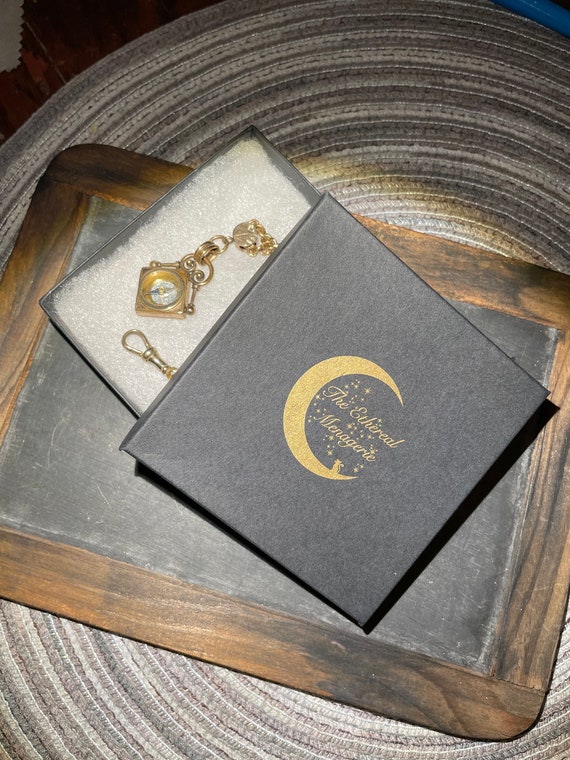 Mid Century Persian Hand Painted MOP Pendant - image 6