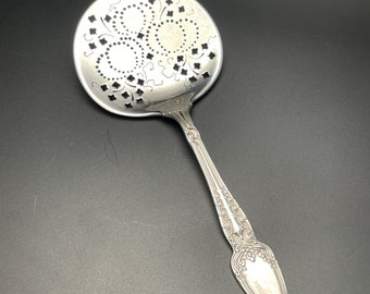 Tiffany & Co Gorgeous Antique Broom Corn Sterling Silver Tomato Server Circa 1890