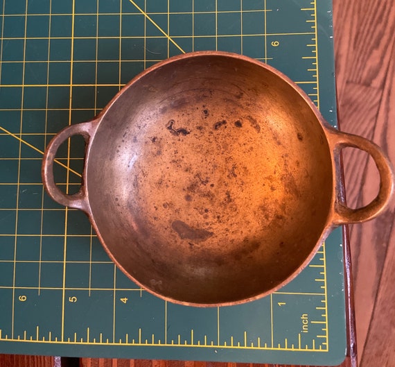 Antique Heavy Brass Dish for Jewelry Gem
