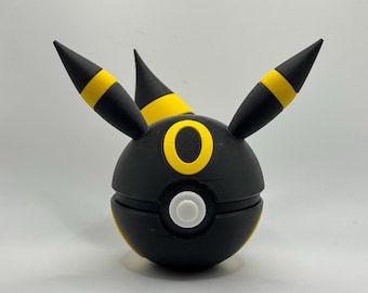 Dark Moon Creature-Inspired Orb | Umbreon-Style Collectible Display Ball | Gamer & Nerd Decor