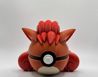 Fire Fox-Inspired 3D Printed Collectible Orb
