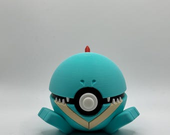 Water Type Crocodile Starter Element Orb | Aqua Display Orb | Gamer Desk Decor