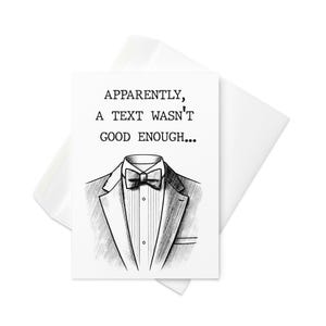 Carte de proposition du meilleur homme