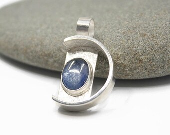 Sterling Silver and Blue Kyanite Pendant