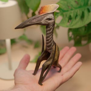 Hatzegopteryx Model – Handpainted Resin 3D Printed Pterosaur Figure – Paleoart Prehistoric Dinosaur-Era Collectible Display