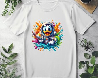 5 PNG Astronaut Donald Png Splash and Watercolor Png Duck