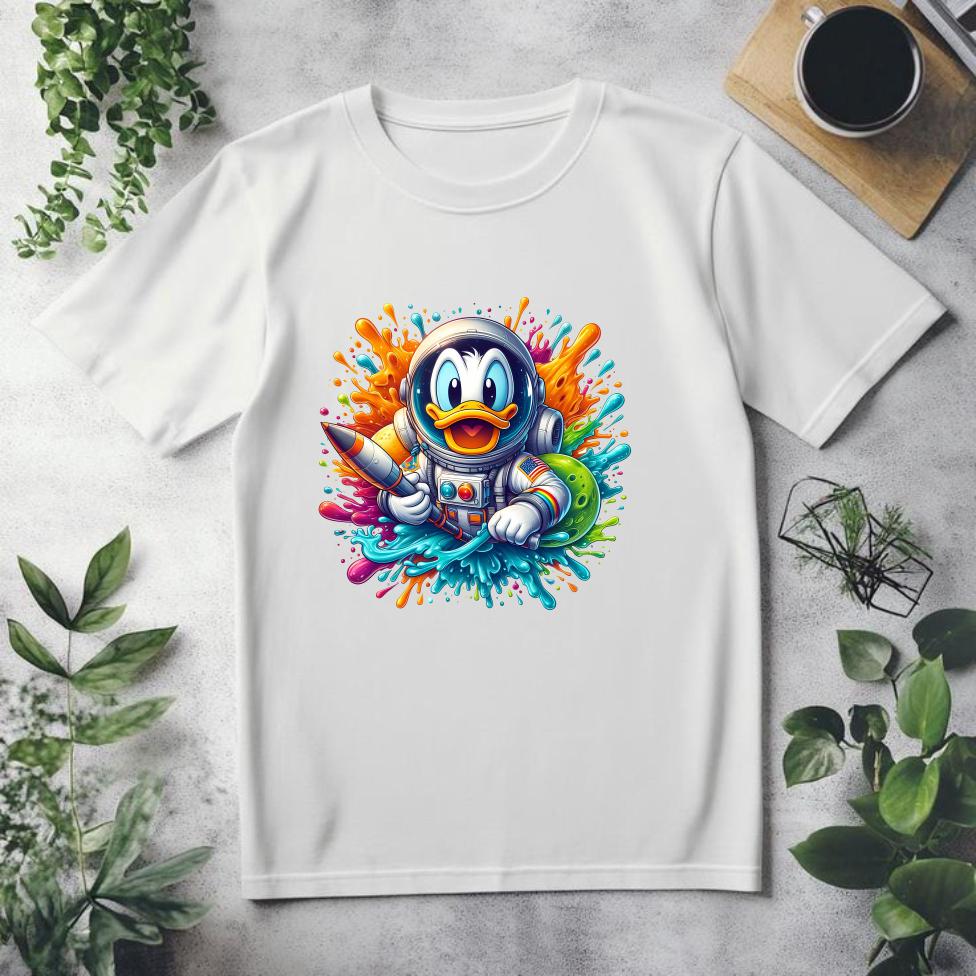 5 PNG Astronaut Donald Png Splash and Watercolor Png Duck